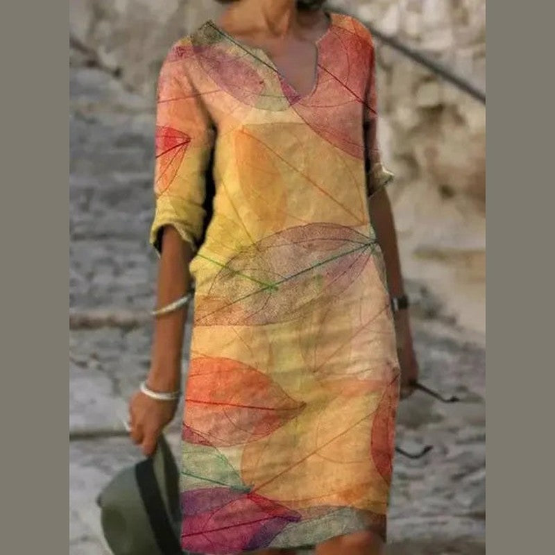atria chic women's dress with relaxed fit for summer outings and casual days