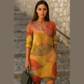 atria chic women's dress with relaxed fit for summer outings and casual days