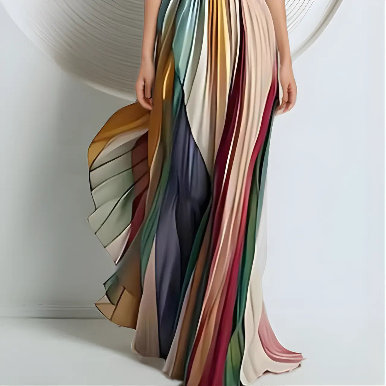 nova - vibrant strapless summer dress with pleated skirt for weddings and events