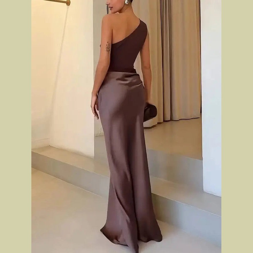 aster floral long sleeve maxi dress for summer weddings and casual outings