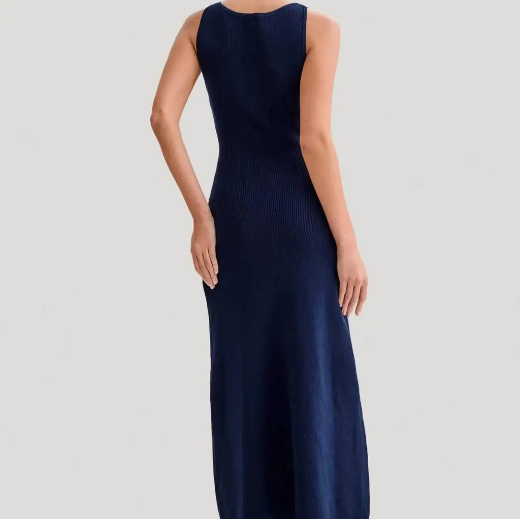 elara flattering a-line dress with gold accents for casual and formal occasions