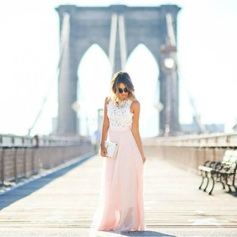 aveline elegant lace summer dress for weddings and formal occasions