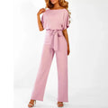 elara elegant women's jumpsuit with ruffle sleeves for versatile style