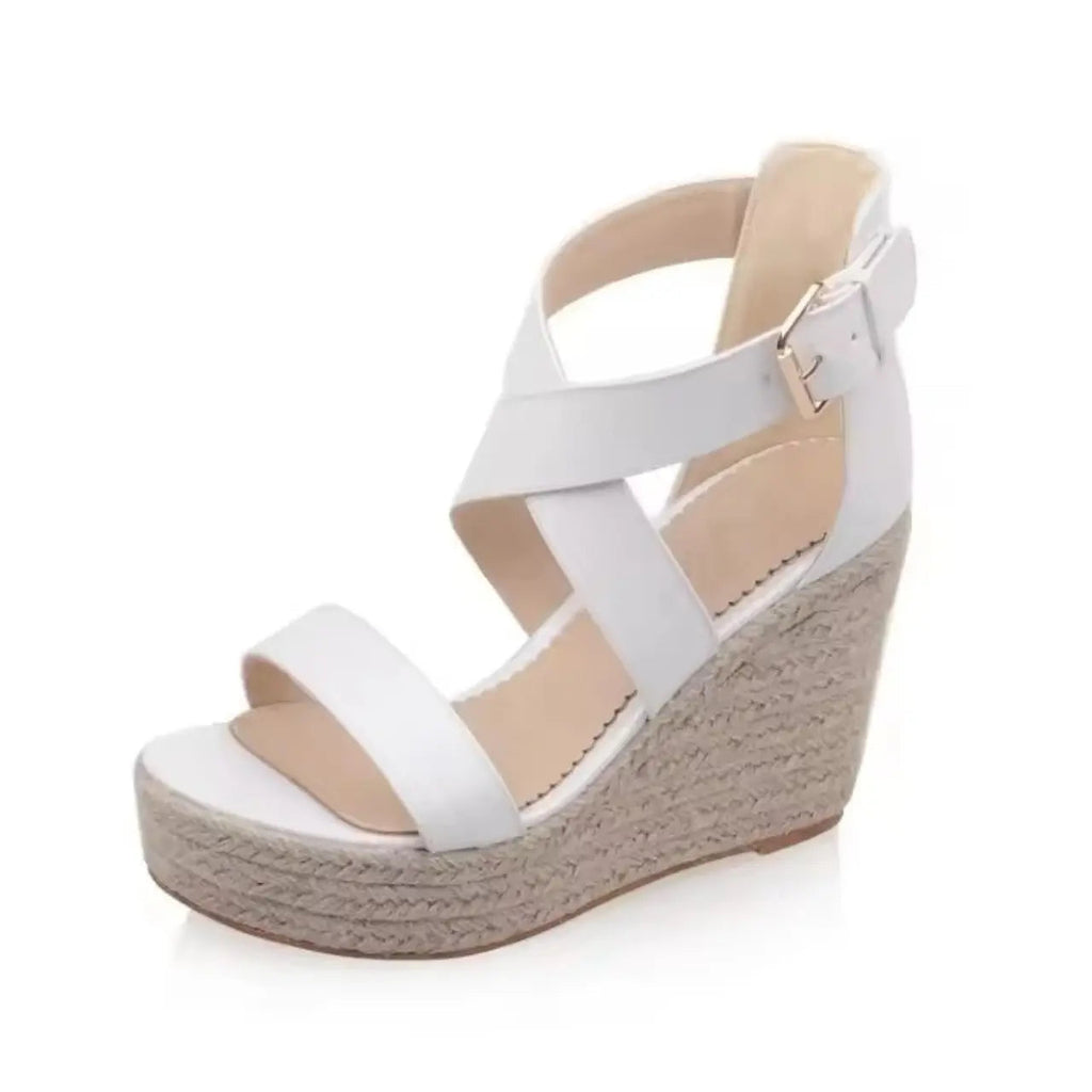 novaia bohemian women's sandals with crisscross straps for summer outings