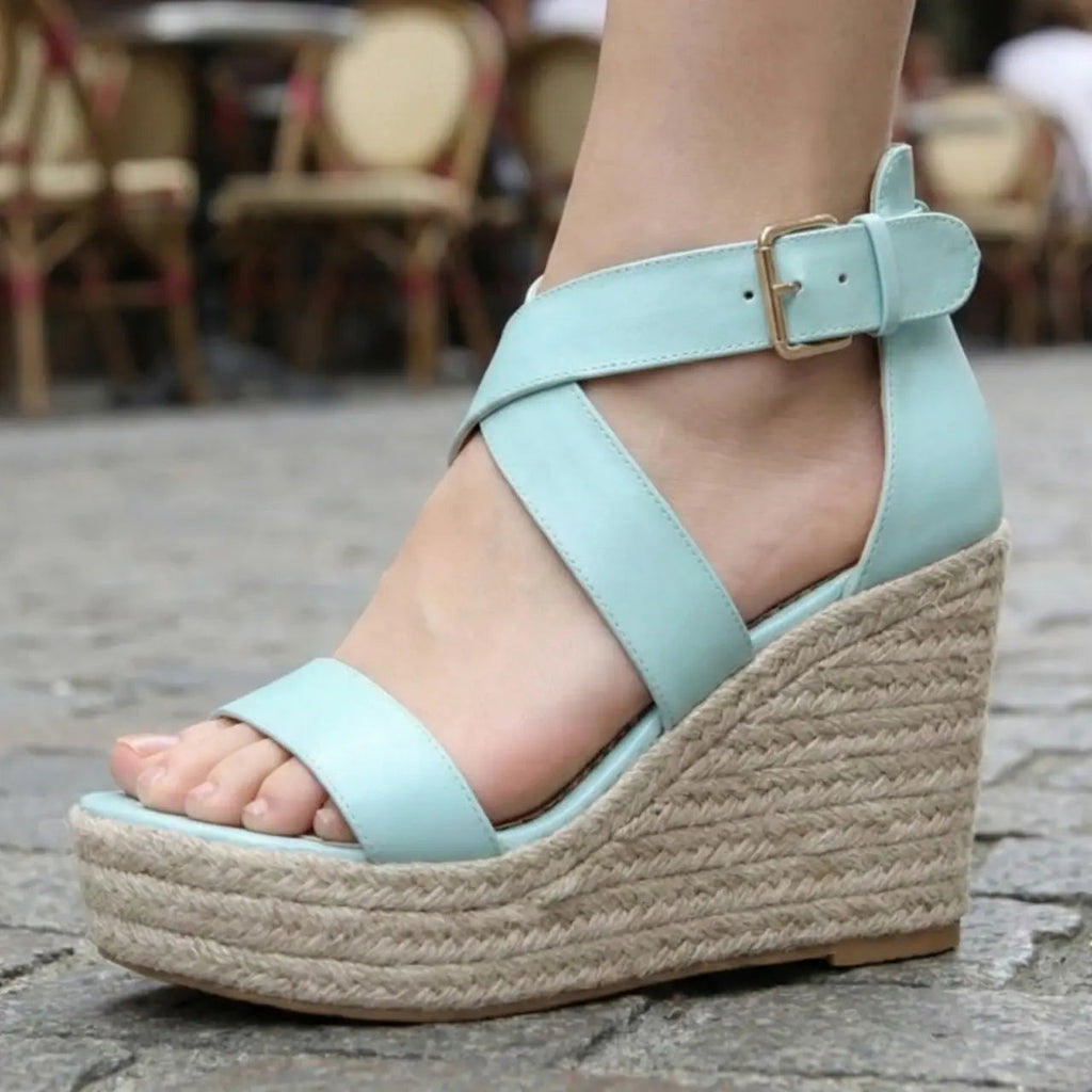 novaia bohemian women's sandals with crisscross straps for summer outings