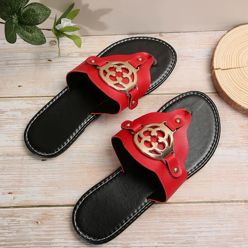 calista strappy flat sandals with cushioned footbed for summer outings