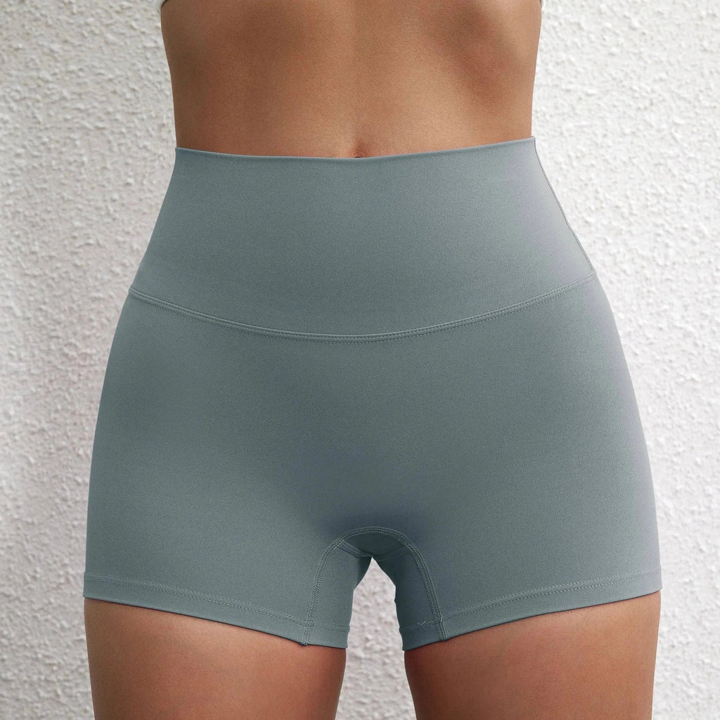 novaflex high-waist breathable gym shorts for yoga, running and fitness training